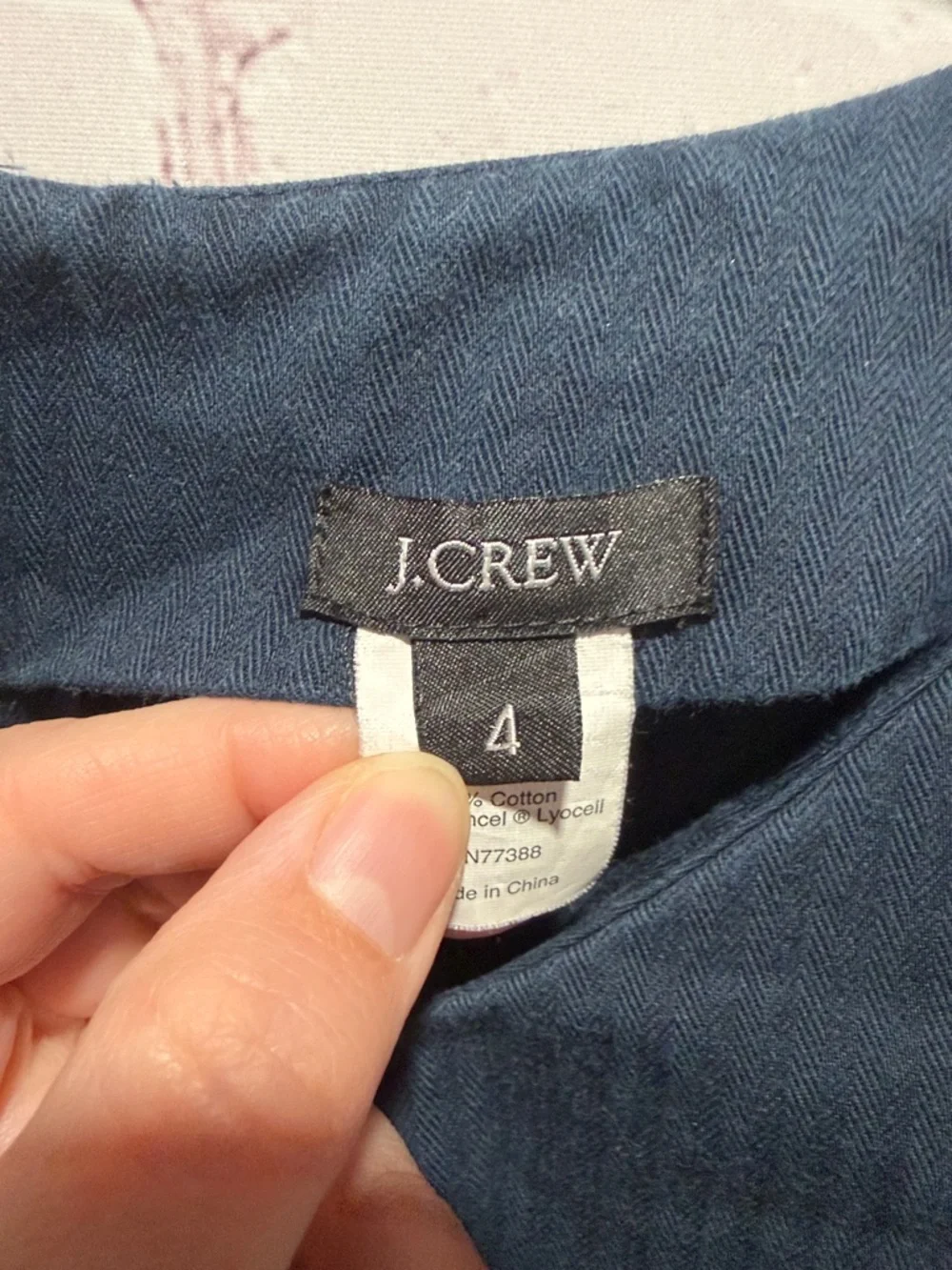 J. Crew crew navy
